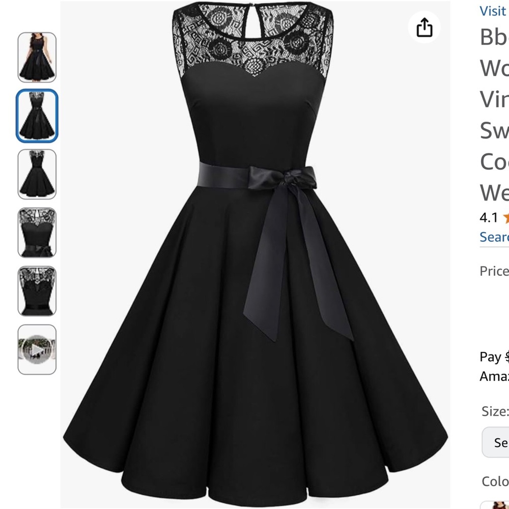 NEW Black dress - Picture 2 of 6
